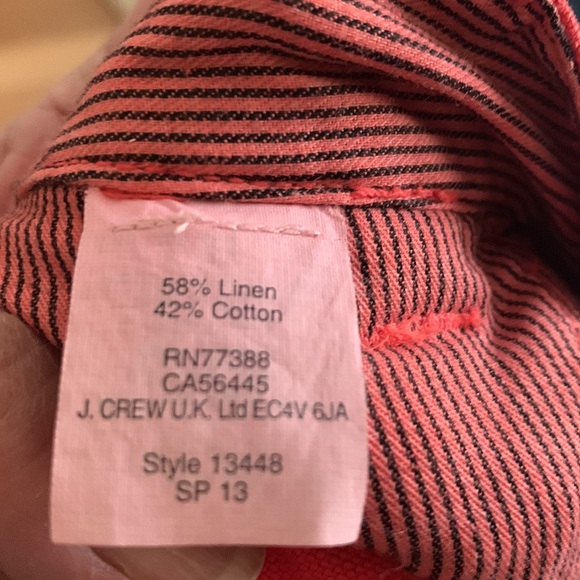 Madewell 1937 linen pants size 12 NWOT - Picture 6 of 7